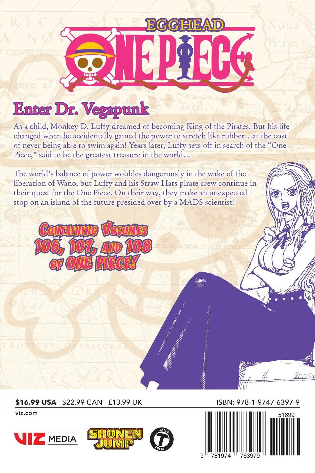 One Piece (Omnibus Edition), Vol. 36: Includes vols. 106, 107 & 108