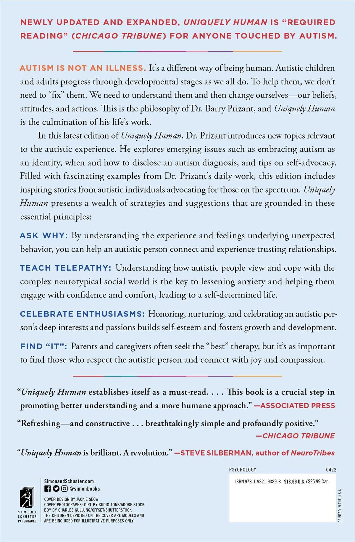 Uniquely Human: Updated and Expanded: A Different Way of Seeing Autism