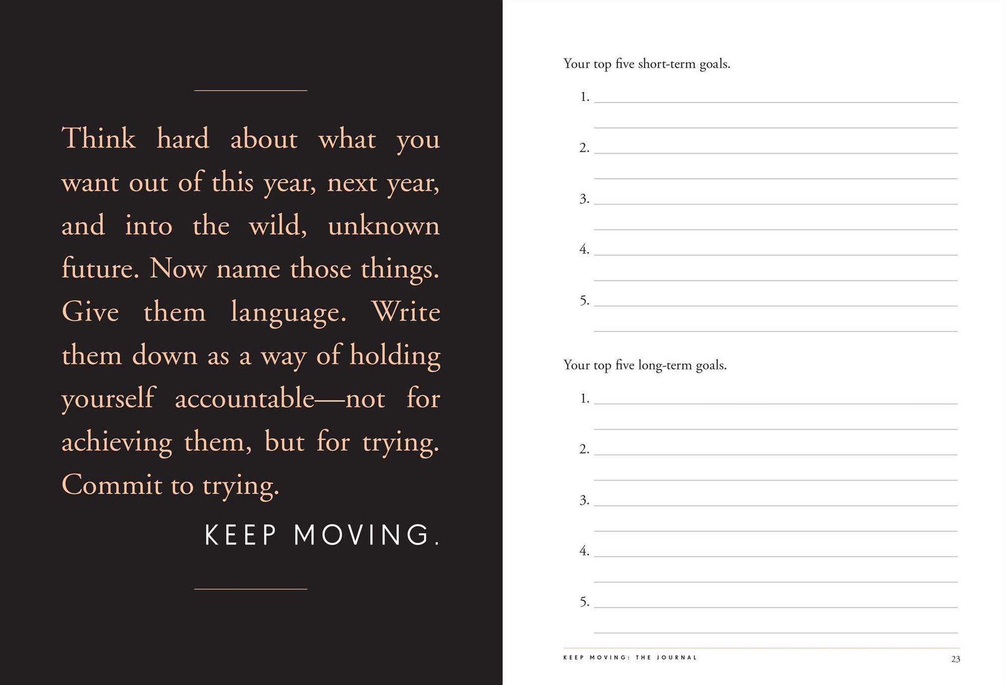 Keep Moving: The Journal: Thrive Through Change and Create a Life You Love