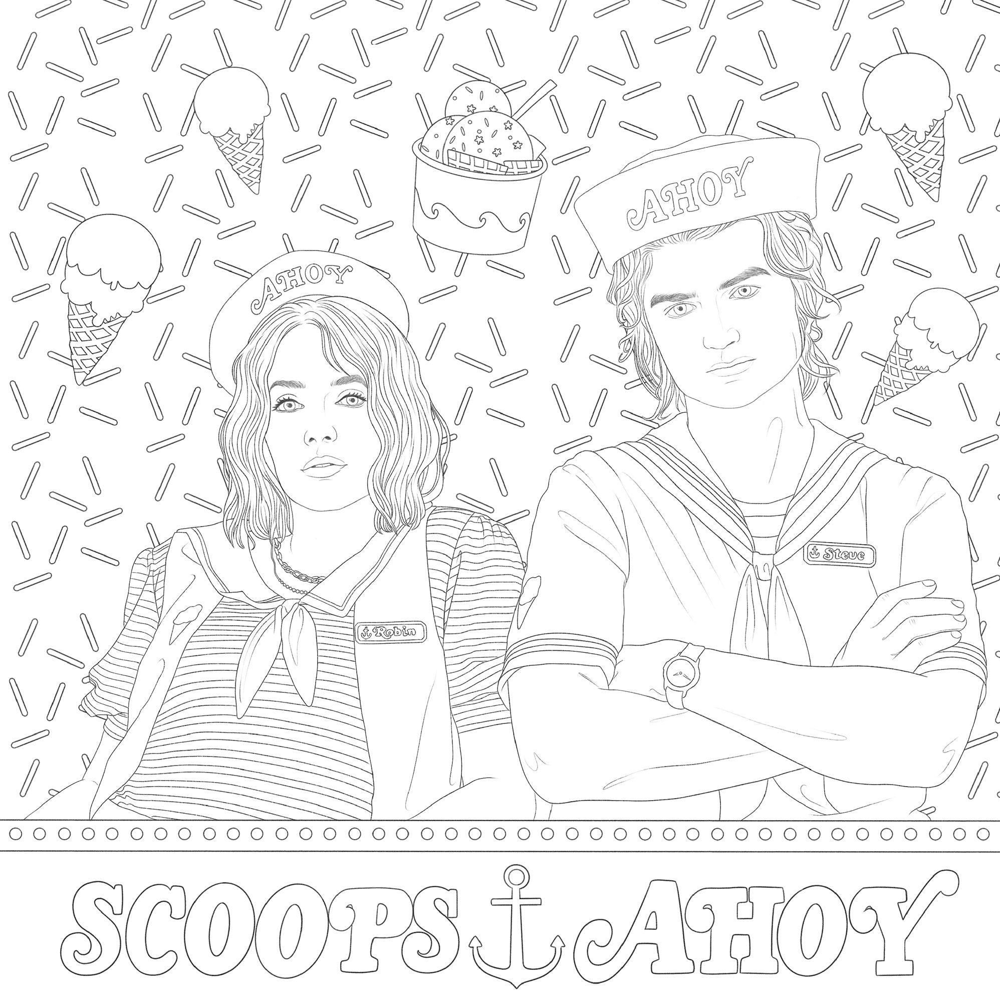 Stranger Things: The Official Coloring Book