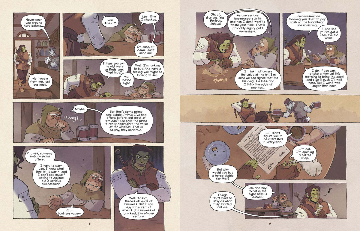 Legends & Lattes: The Graphic Novel