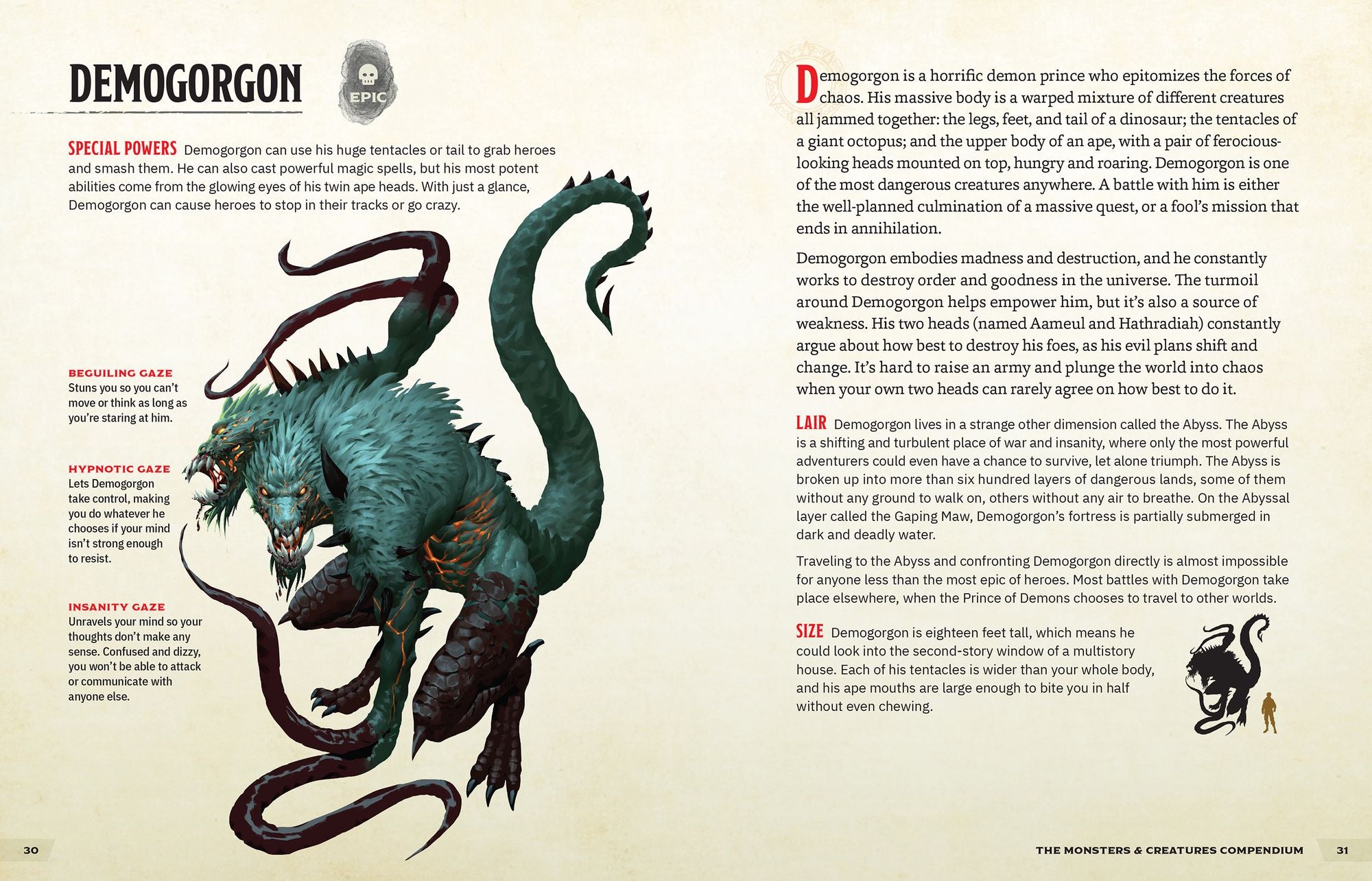 The Monsters & Creatures Compendium (Dungeons & Dragons): A Young Adventurer's Guide