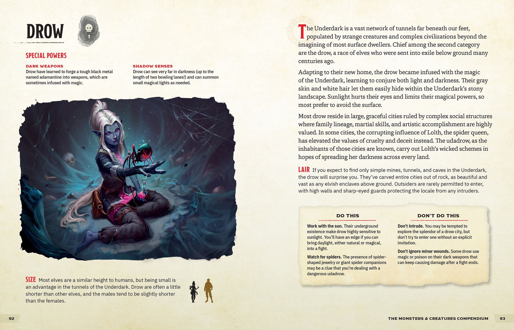 The Monsters & Creatures Compendium (Dungeons & Dragons): A Young Adventurer's Guide