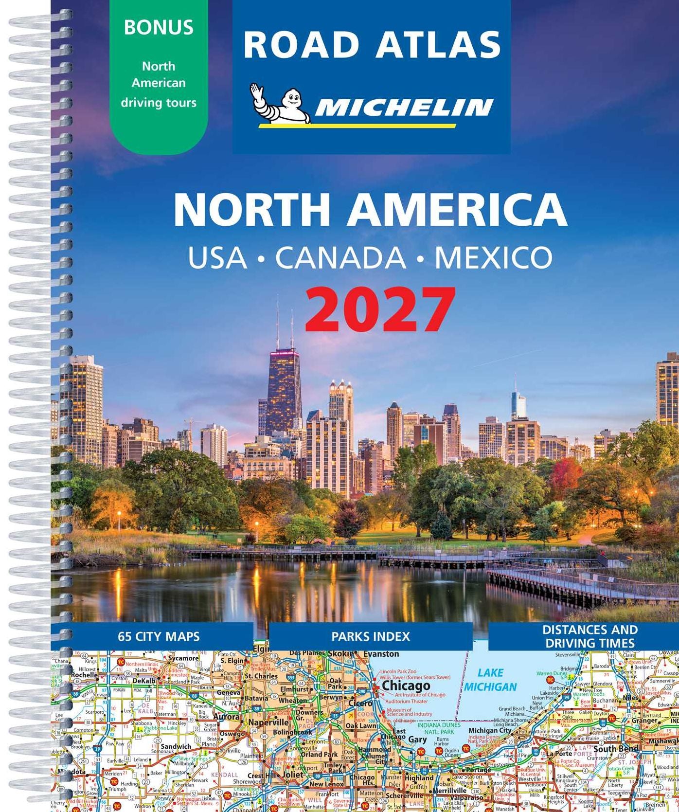 MICHELIN NORTH AMERICA ROAD ATLAS 2027: USA, Canada, Mexico
