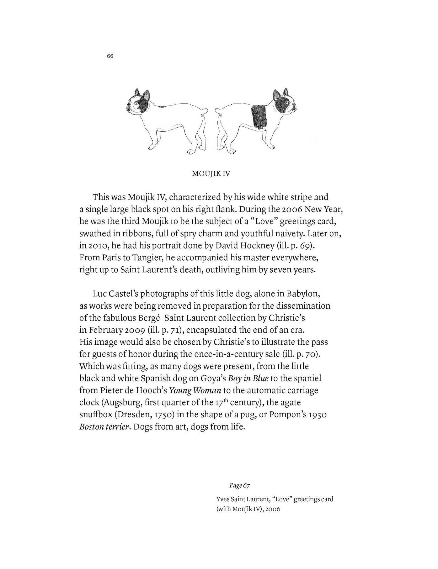 Yves Saint Laurent and his Dogs: Amigos Forever