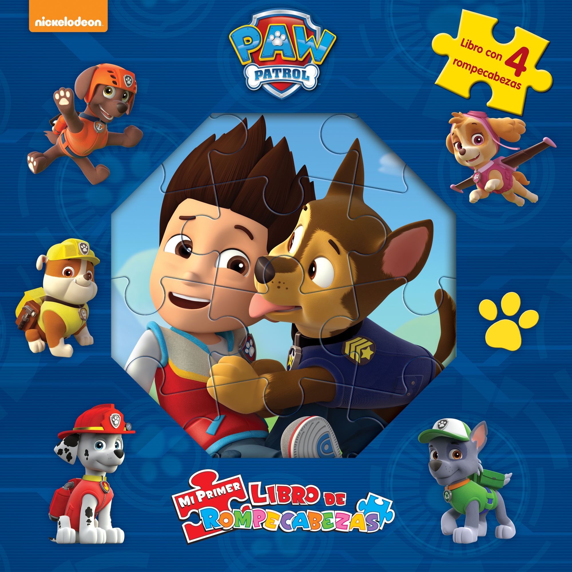 Nick Paw Patrol My First Puzzle Book Espanol