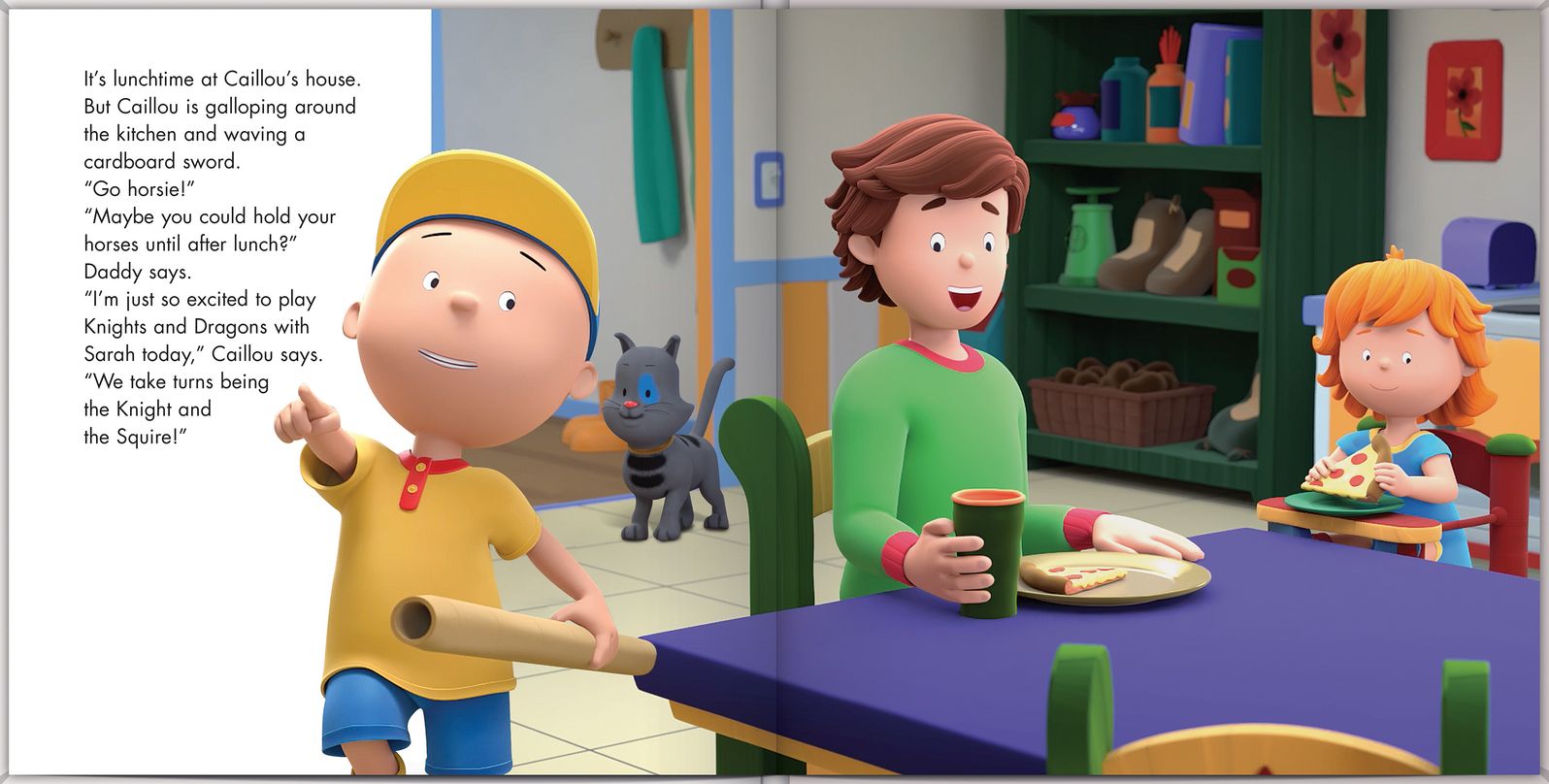 Caillou: The Silver Knight: New 3D Episode
