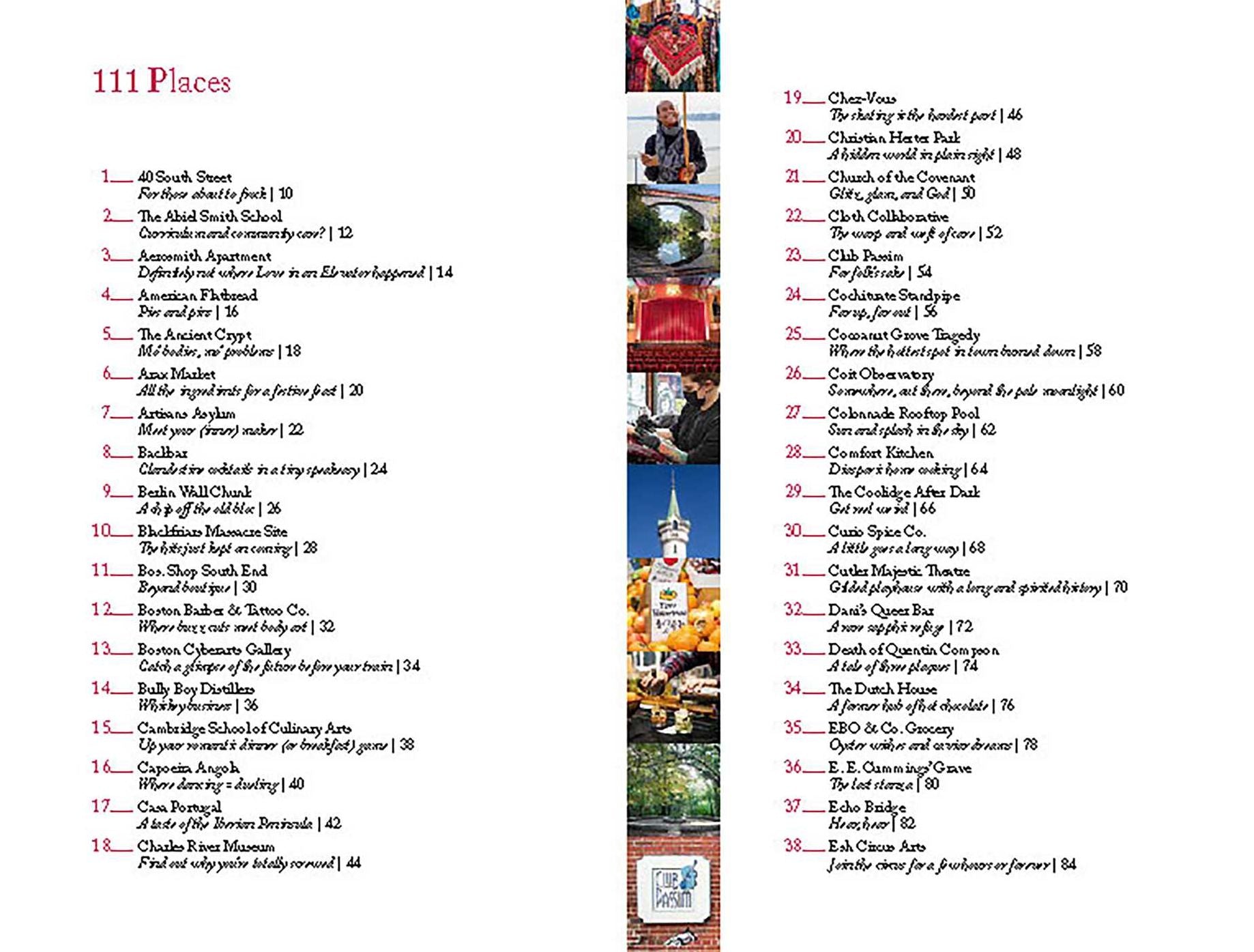 111 Places in Boston That You Must Not Miss