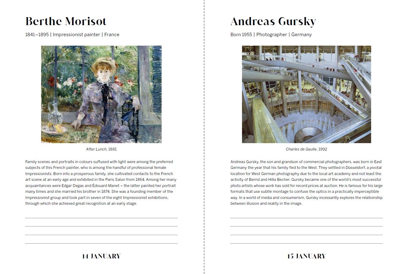 An Artist A Day: A Daily Diary of Artists' Birthdays