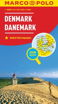 Denmark Marco Polo Map