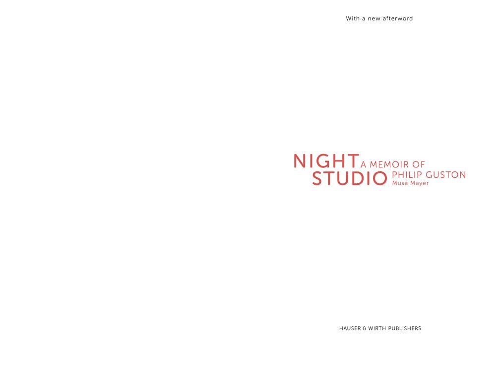 Night Studio: A Memoir of Philip Guston