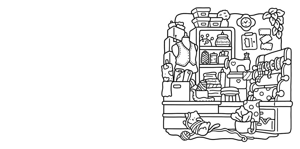 Pequeño refugio / Cozy Corner: Cute & Comfy Coloring Book