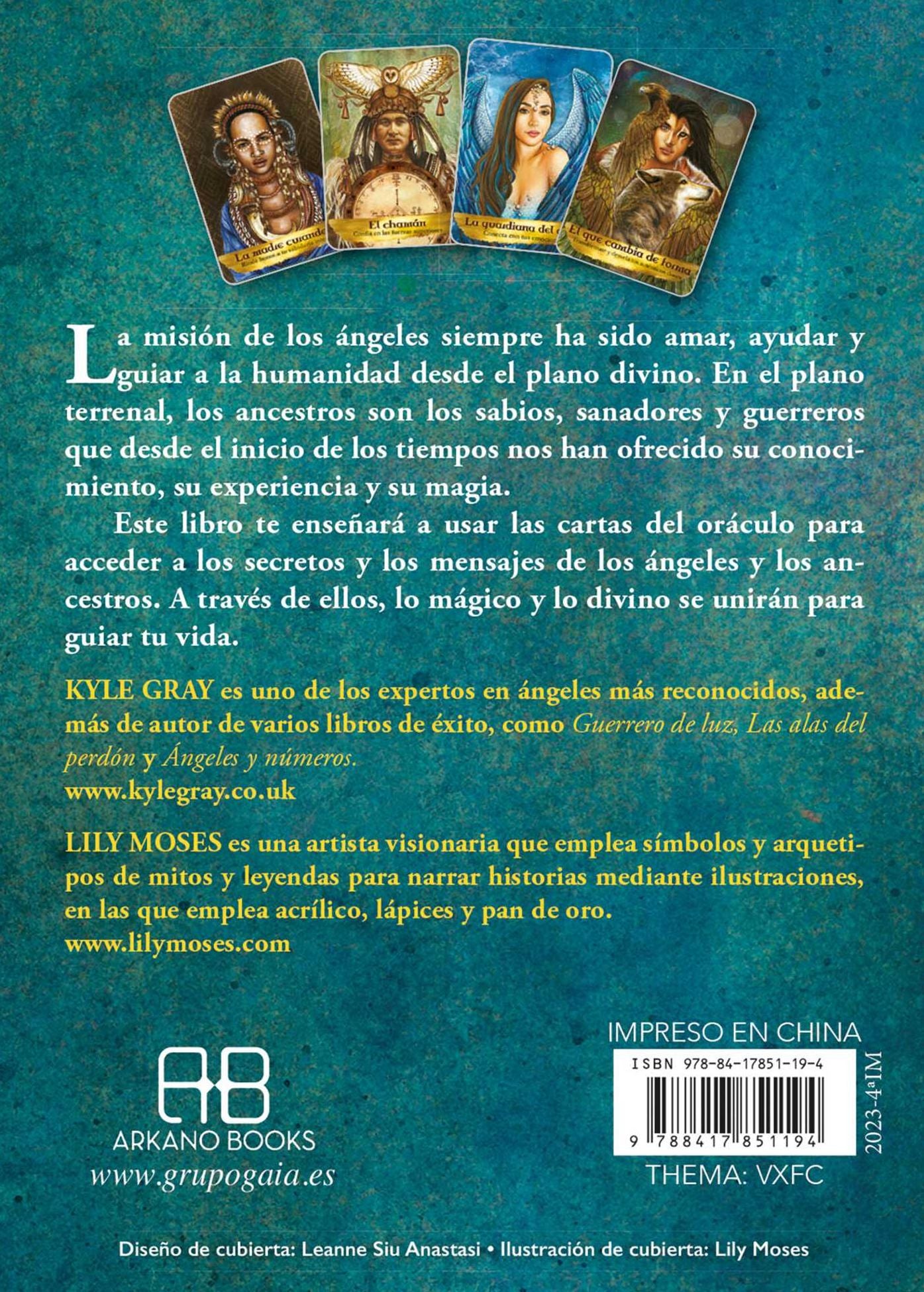 Angeles y ancestros: Libro y cartas oraculo