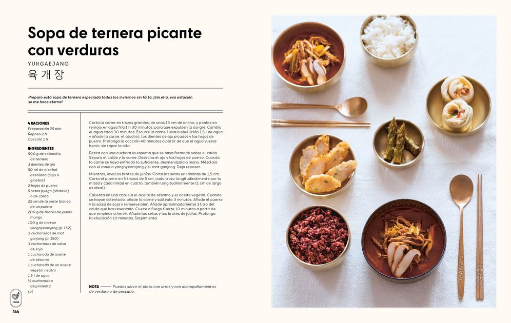 Cocina casera coreana / Korean Home Cooking: 100 recetas, tï¿½cnicas y consejos para que cocines en casa como en Corea / 100 recipes, techniques and tips for you to cook at home like in Korea