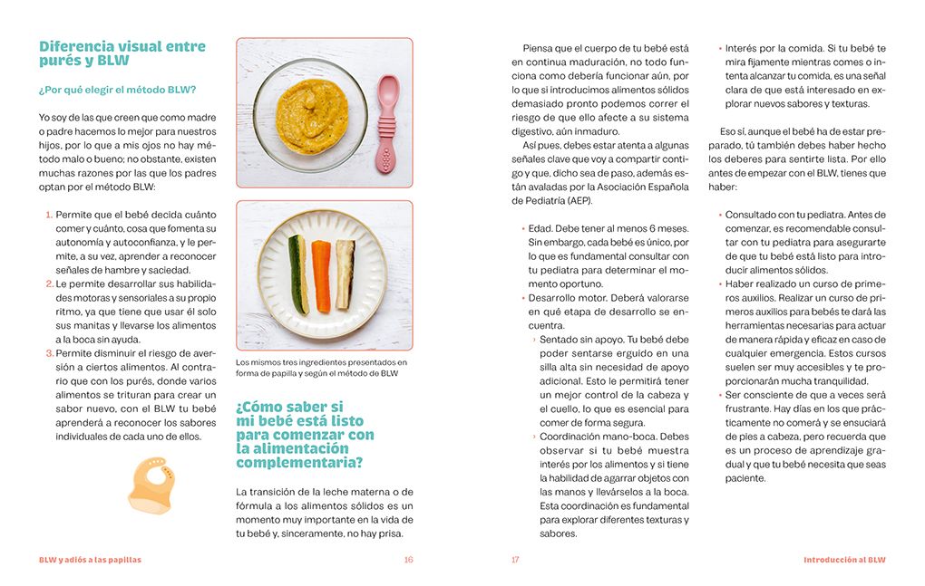 BLW y adiós a las papillas / Baby-led Weaning and Goodbye to Purees