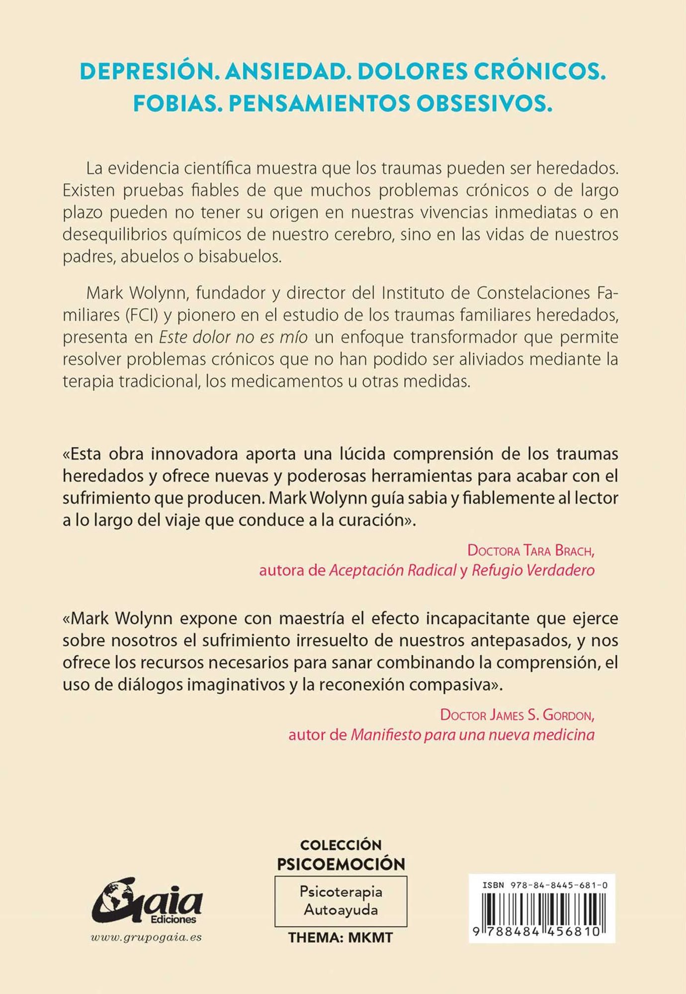 Este dolor no es m o: Identifica y resuelve los traumas familiares heredados