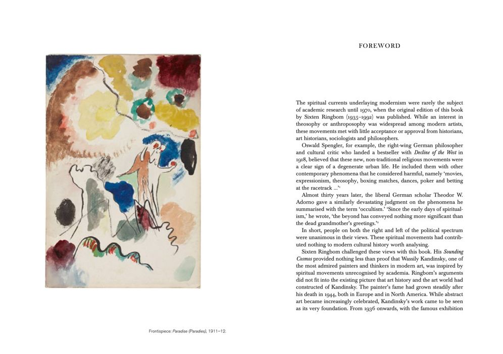 The sounding cosmos: a study in the spiritualism of Kandinsky and the genesis of abstract painting