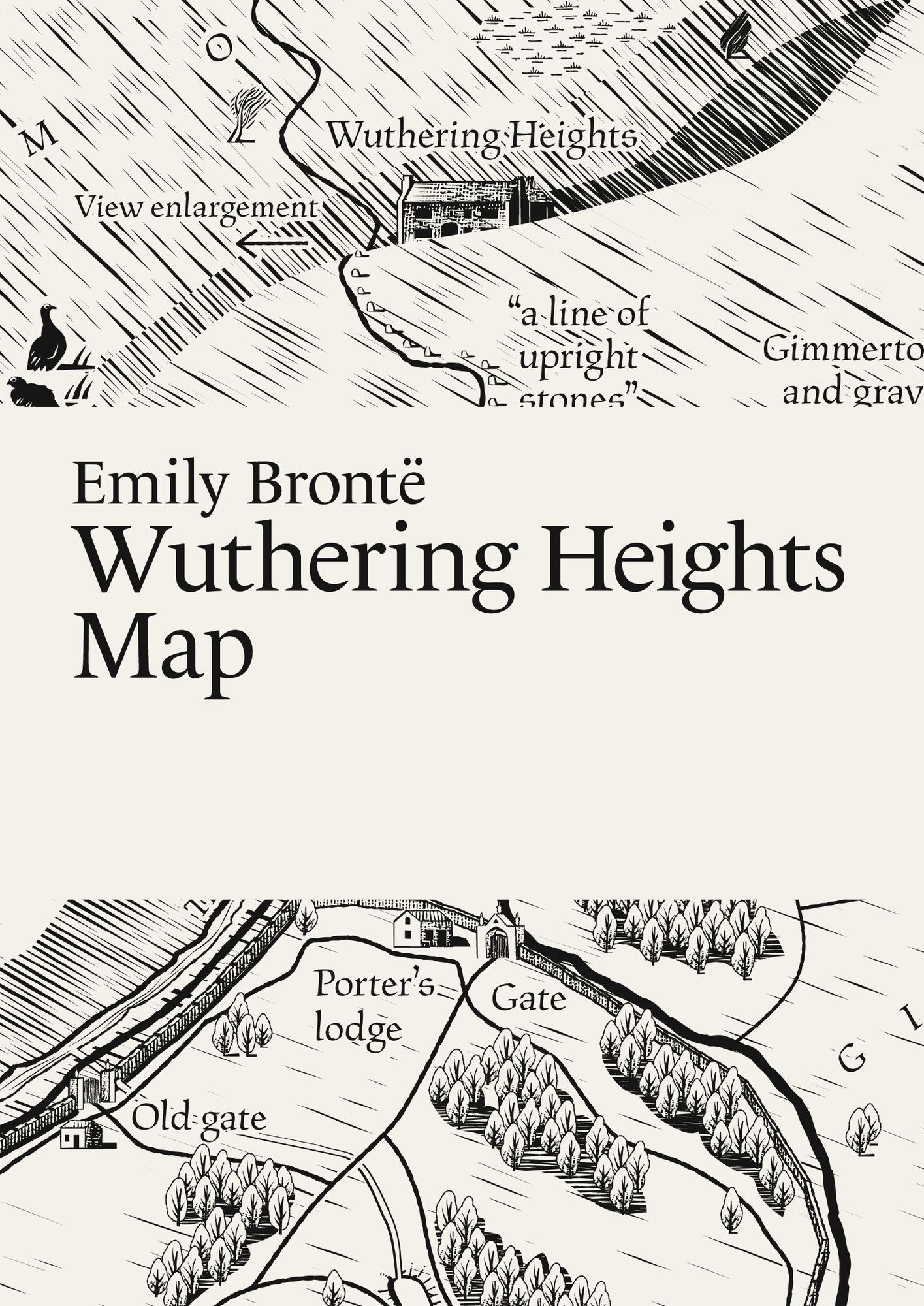 Emily BrontÃ«, Wuthering Heights Map