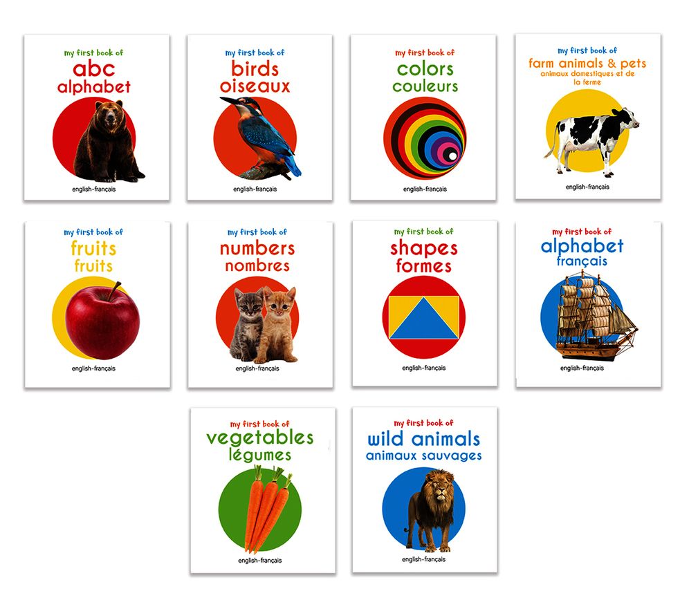 My First English-Fran ais Learning Library (Ma premi re biblioth que bilingue anglais-fran ais)