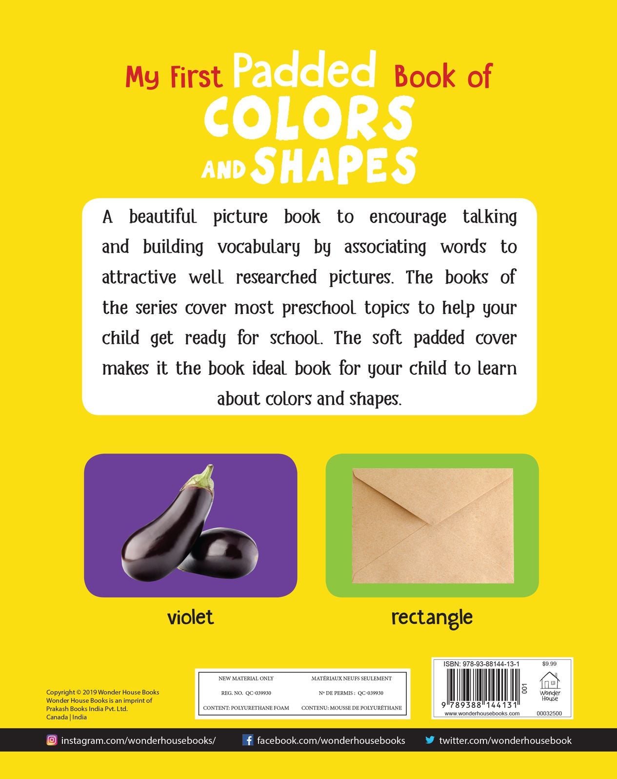 My First Padded Book of Colours and Shapes: Early Learning Padded Board Books For Children (My First Padded Books)
