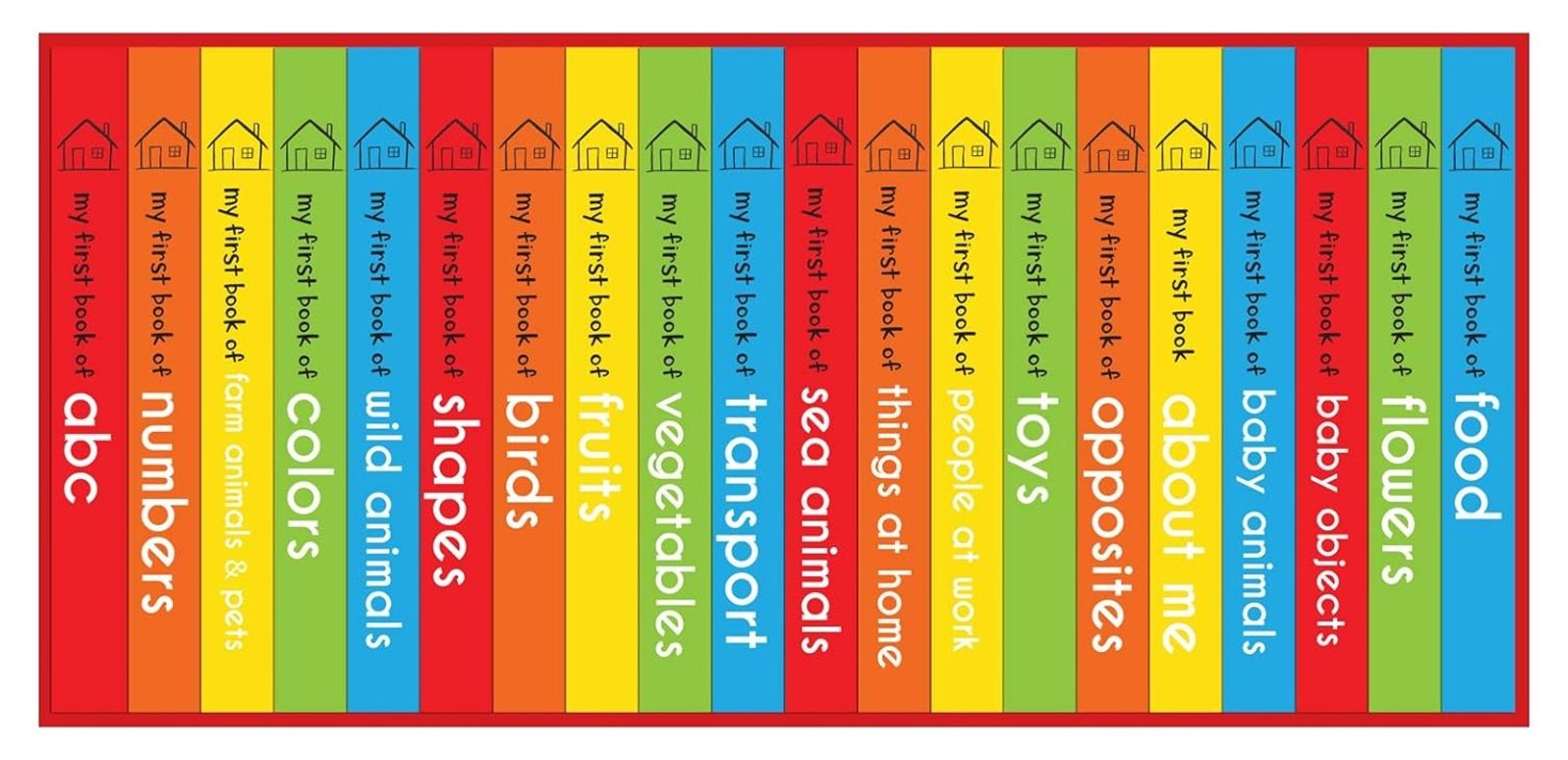 My First Complete Learning Library: Boxset of 20 Board Books Gift Set for Kids