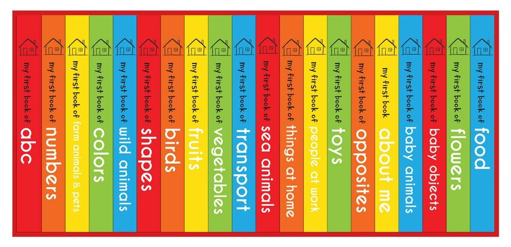 My First Complete Learning Library: Boxset of 20 Board Books Gift Set for Kids