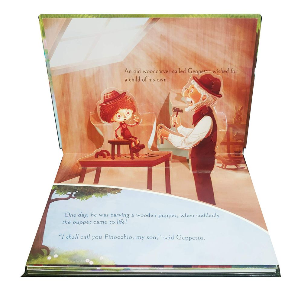 My First Pop Up Fairy Tales - Pinocchio : Pop up Books for children