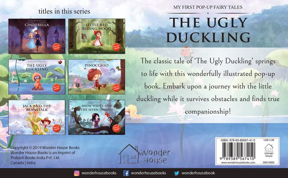 My First Pop Up Fairy Tales - The Ugly Duckling : Pop up Books for children