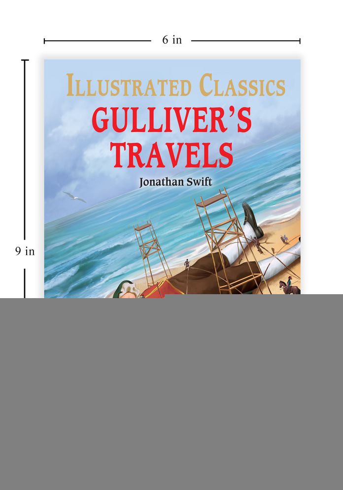 Gulliver Travels : Illustrated Abridged Children Classics English Novel with Review Questions (Hardback)