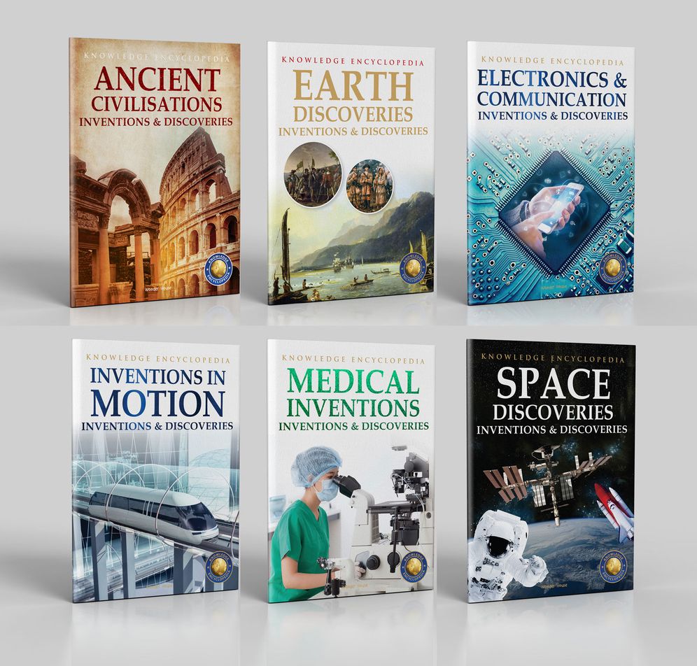 Inventions & Discoveries - Collection of 6 Books: Knowledge Encyclopedia For Children
