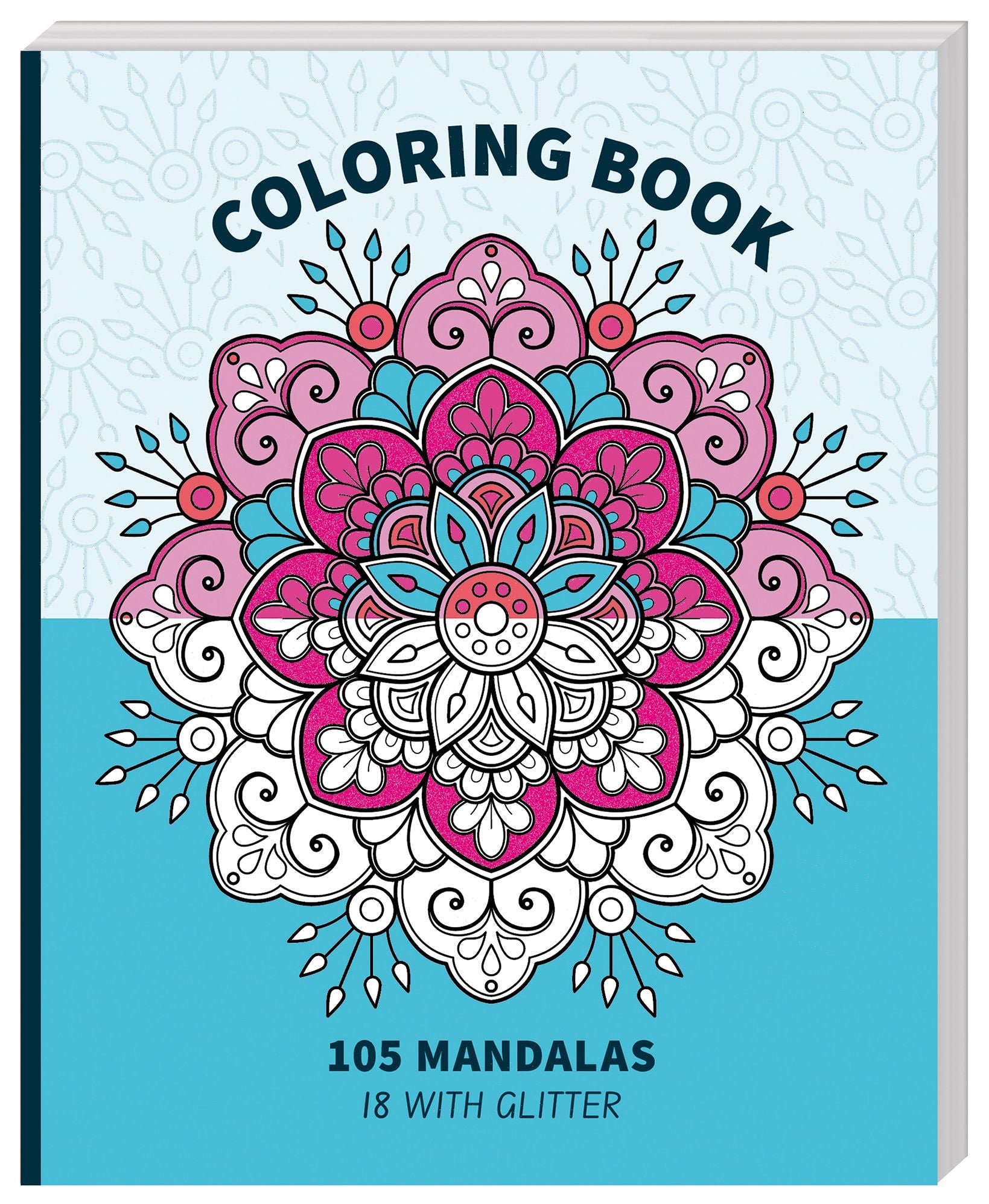 Mandala Glitter Coloring Book