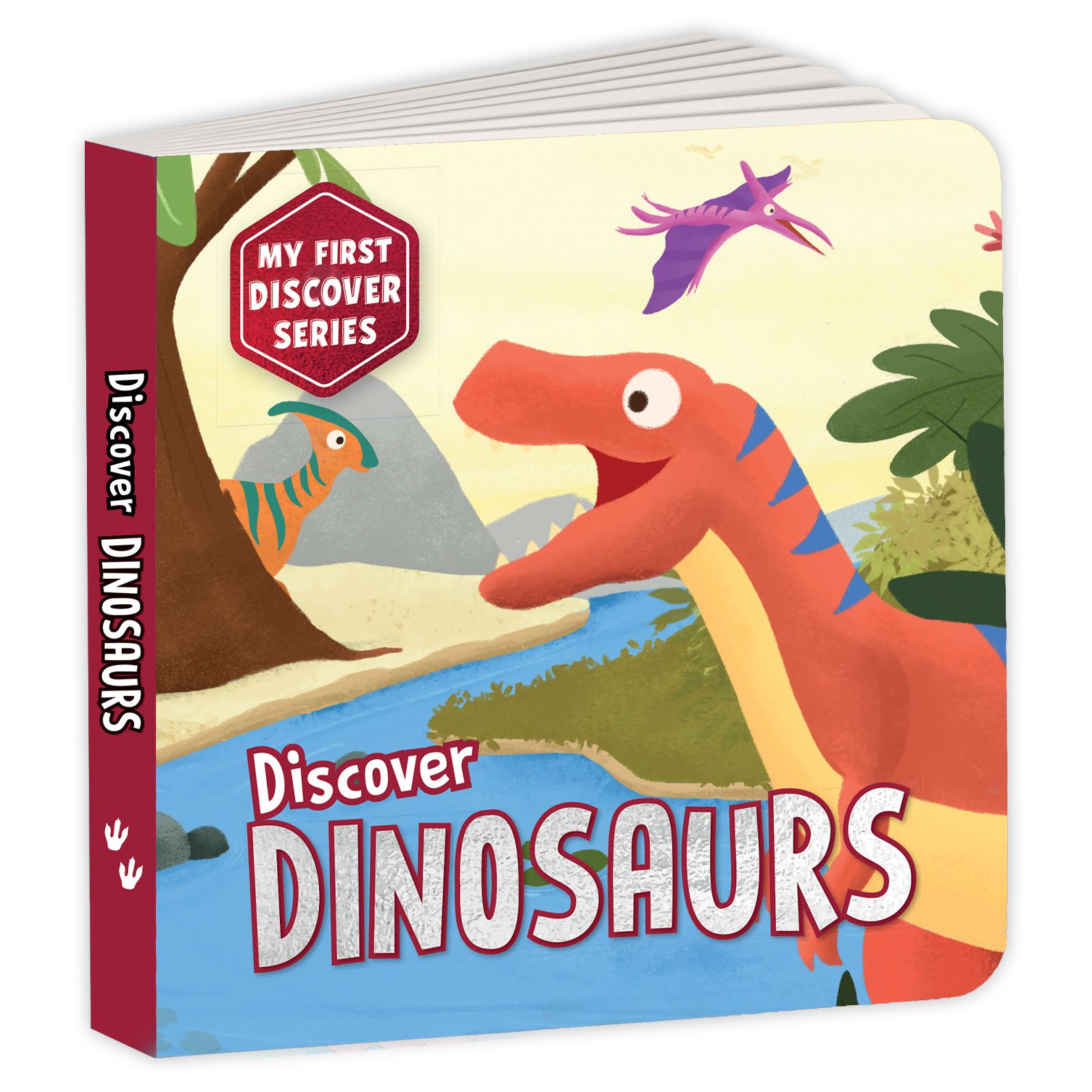 My First Discover Series: Dinosaurs: Fun and Interactive Dino Illustrated Board Book for Kids, Toddlers Prehistoric Creatures Book for 3+ [Penguin Early Learning Series]