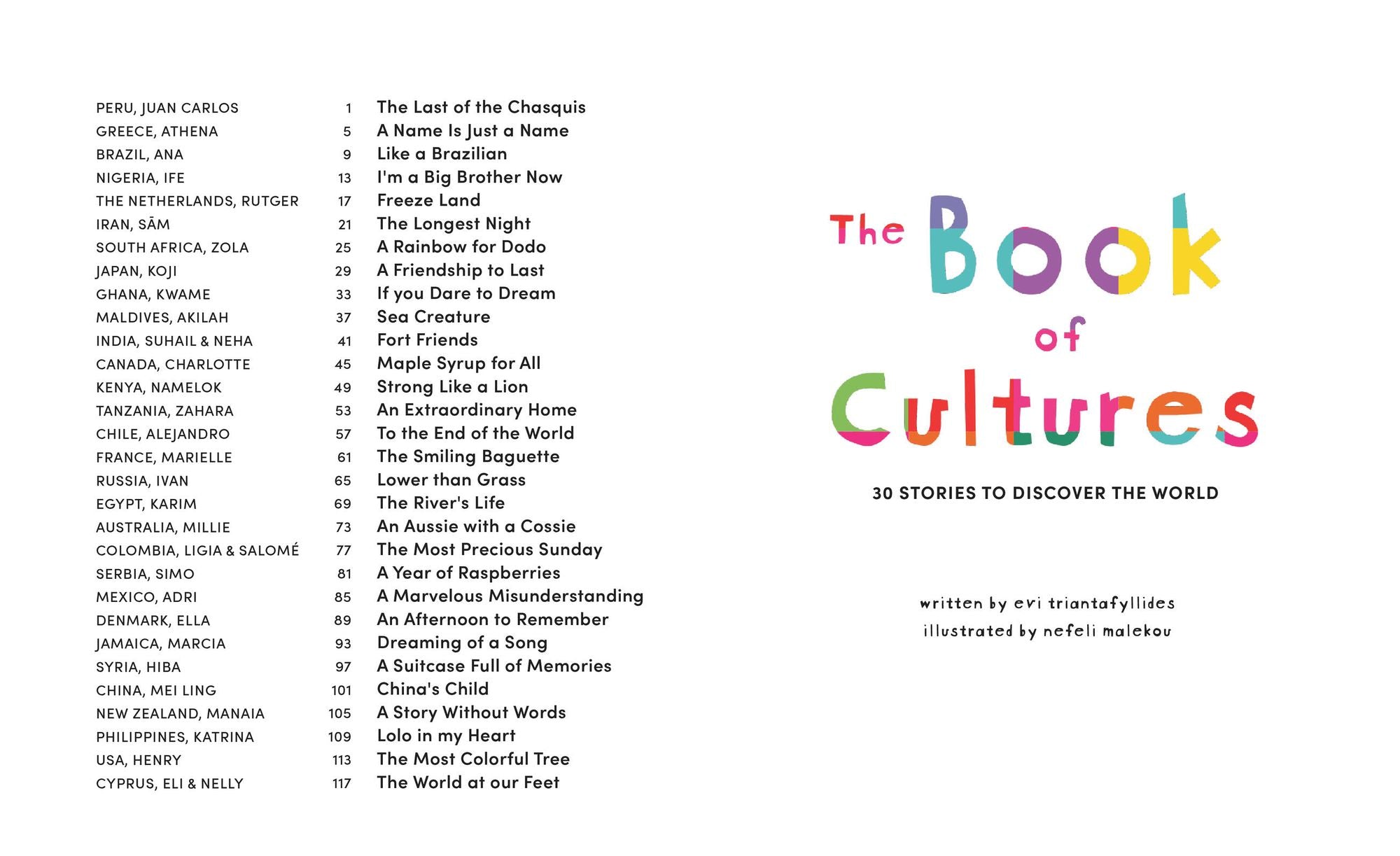 The Book of Cultures: 30 stories to discover the world