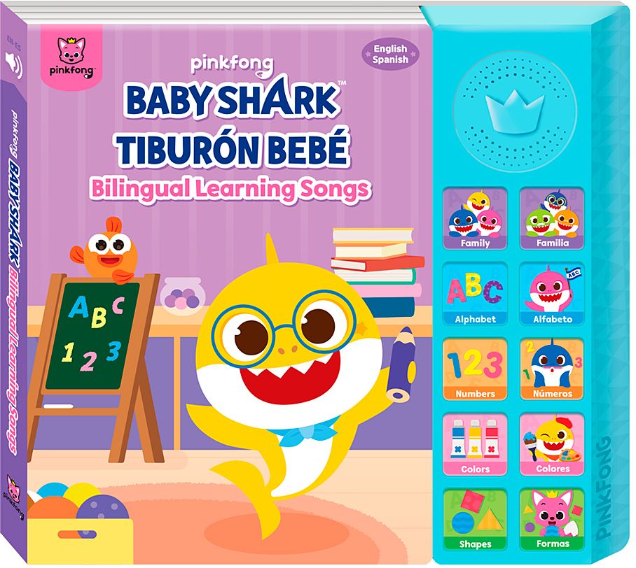 Pinkfong Baby Shark Bilingual Learning Songs Sound Book