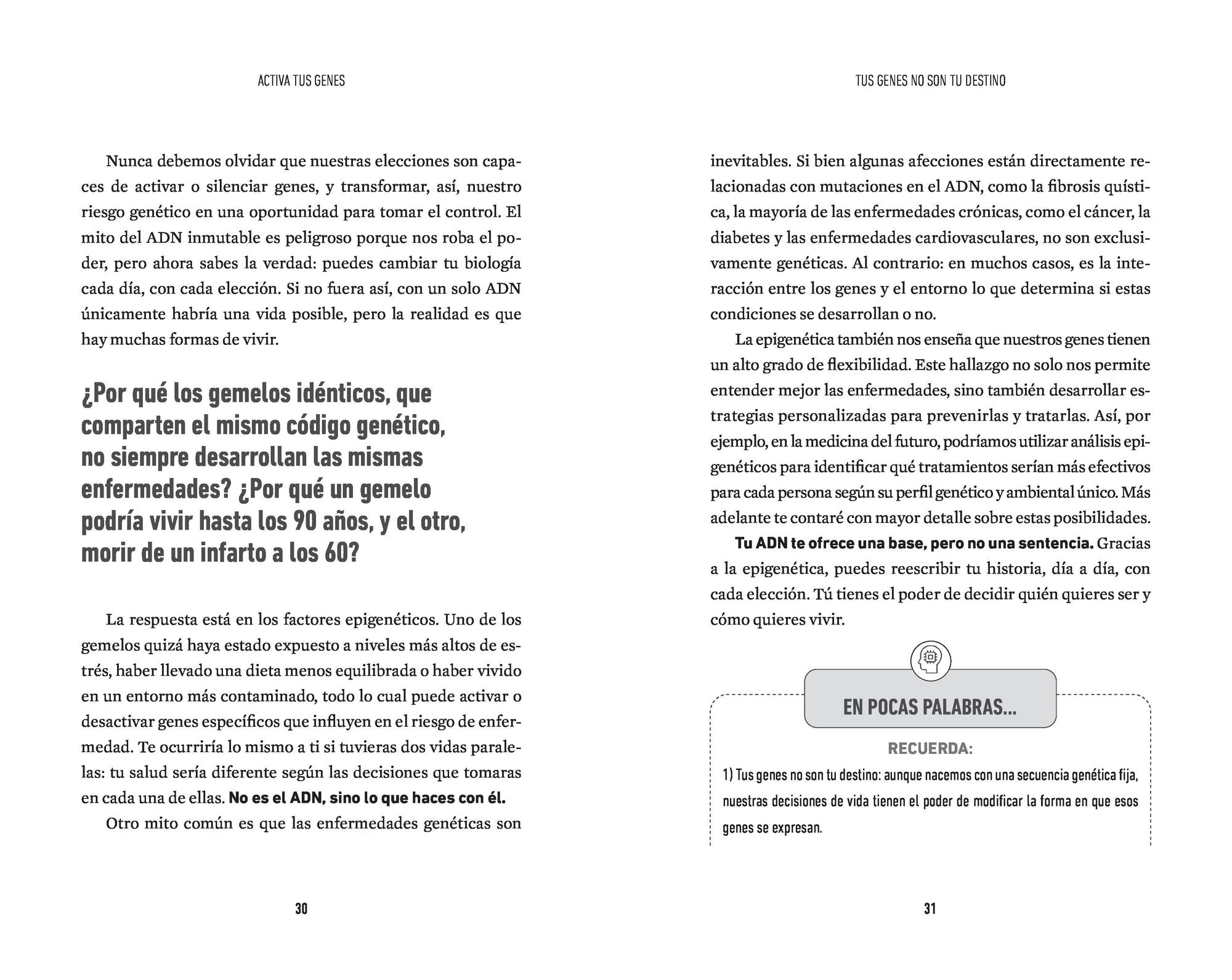 Activa tus genes / Activate Your Genes
