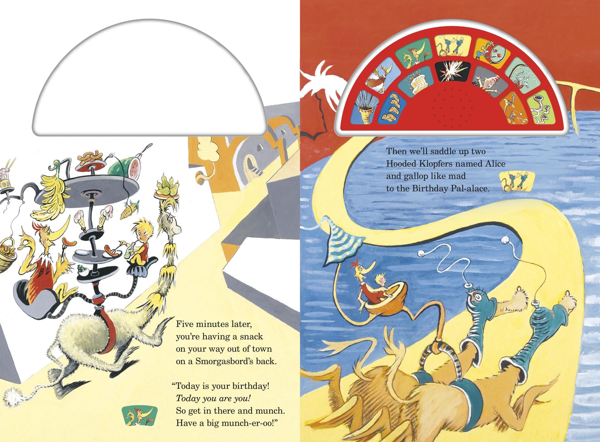 Dr. Seuss's Happy Birthday to You! with 12 Silly Sounds: An Interactive Read and Listen Book