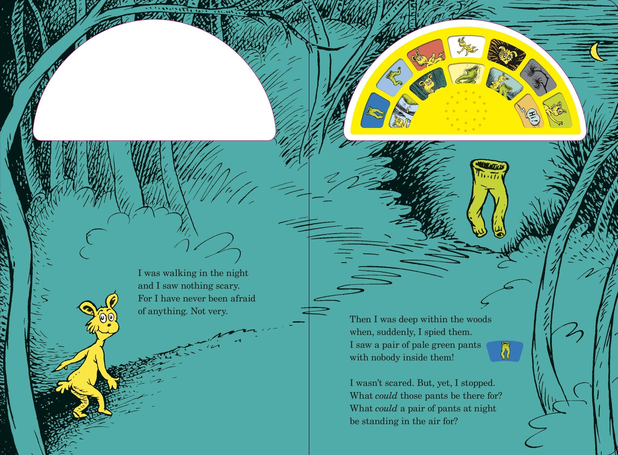 Dr. Seuss's What Was I Scared Of? with 12 Silly Sounds!: An Interactive Read and Listen Book