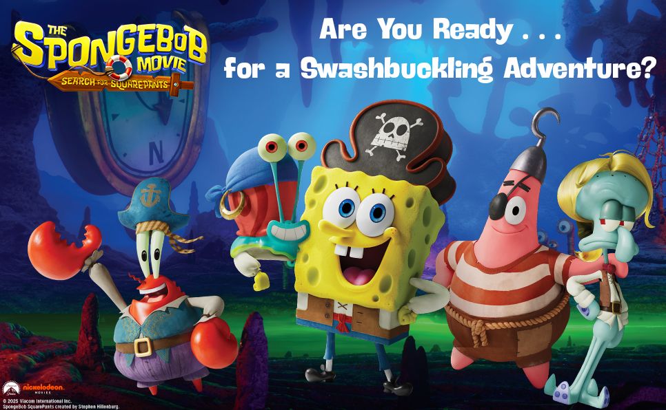 The SpongeBob Movie: Search for SquarePants: Official Activity Book: Puzzles, Posters, and Over 50 Stickers!