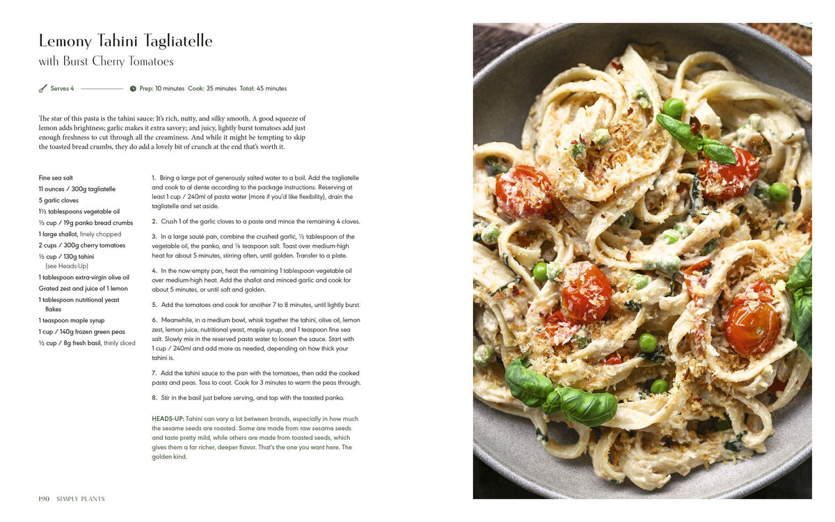 Simply Plants: Feel-Good Vegan Recipes to Nourish the Body and Soul: A Cookbook