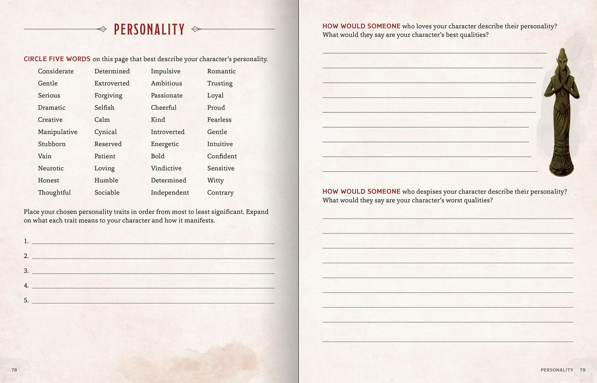 Player's Workbook of Epic Adventures (Dungeons & Dragons): An Official Companion to the Player's Handbook