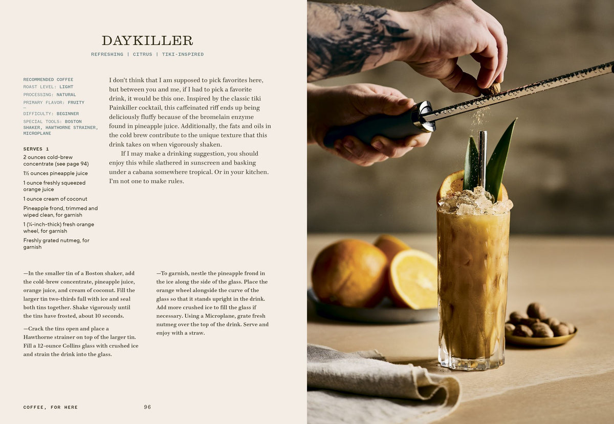 Coffee, for Here: The Ultimate Handbook for At-Home Coffee Enthusiasts