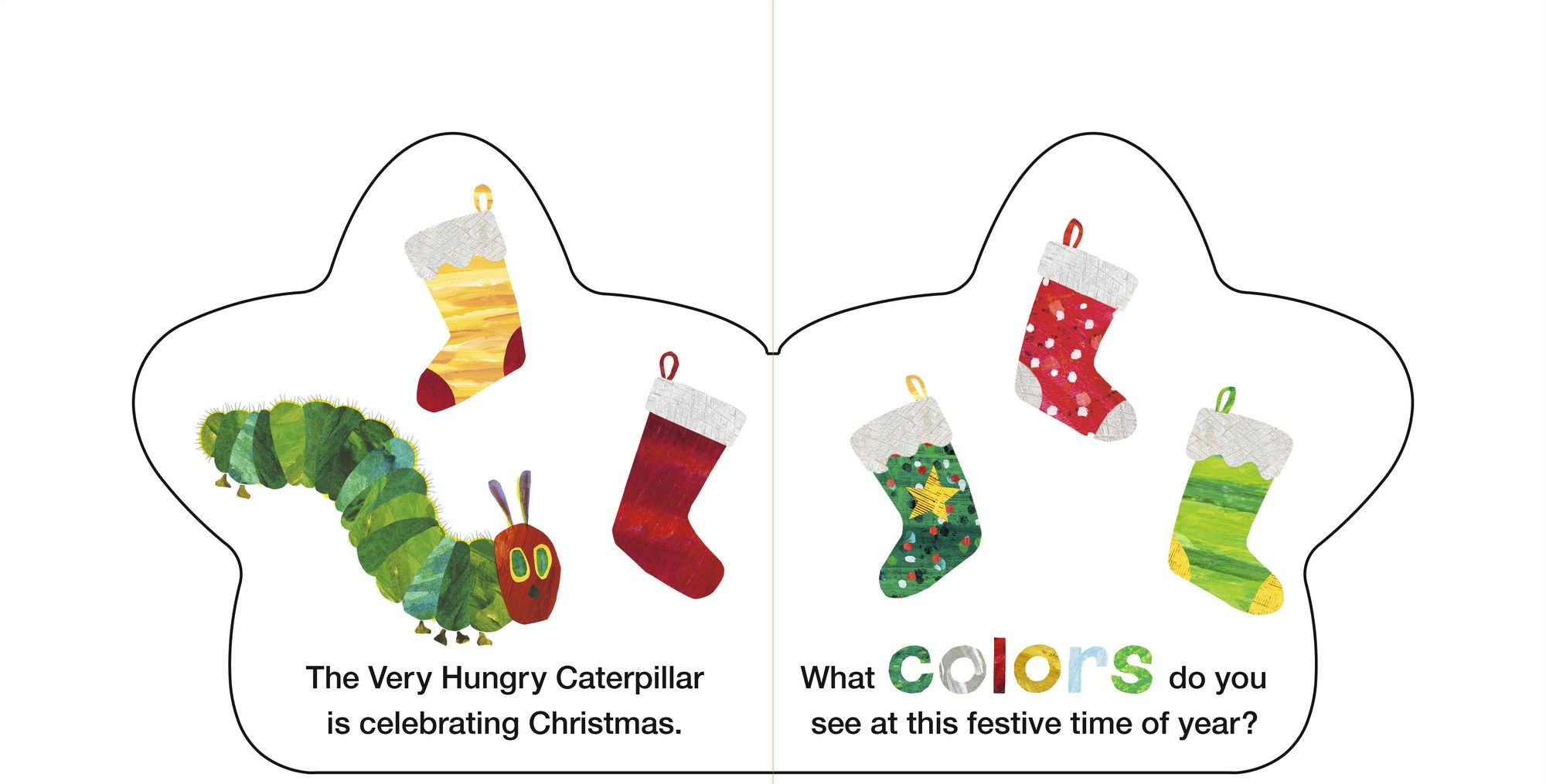 The Very Hungry Caterpillar's Christmas Colors