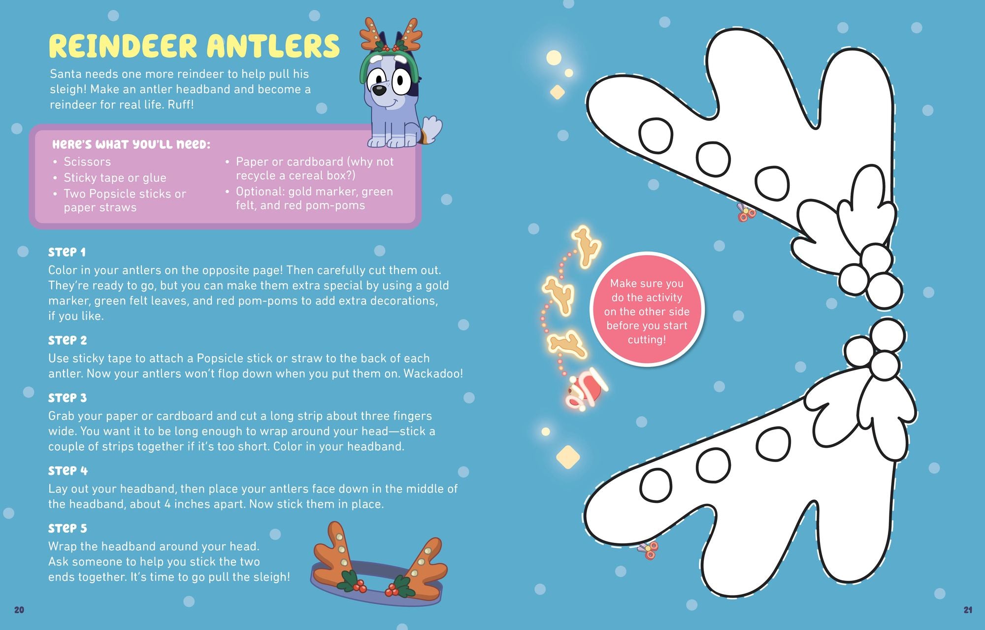 Bluey: Christmas Craft: A Craft Book