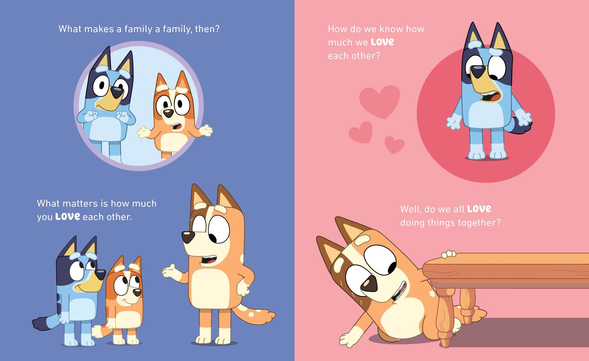 I Love My Family by Bluey and Bingo