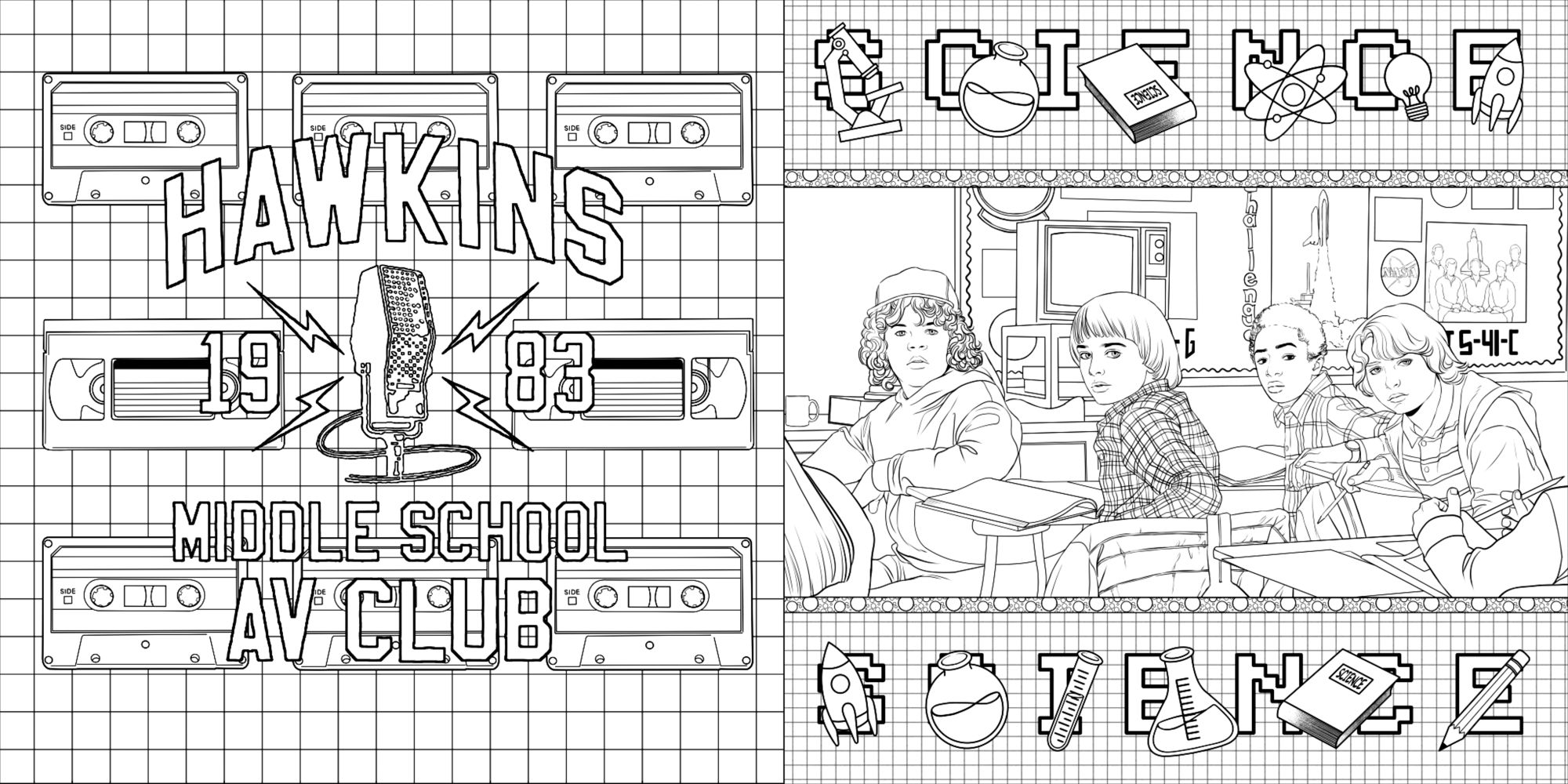 Stranger Things: The Complete Coloring Book (Color All Five Seasons!)