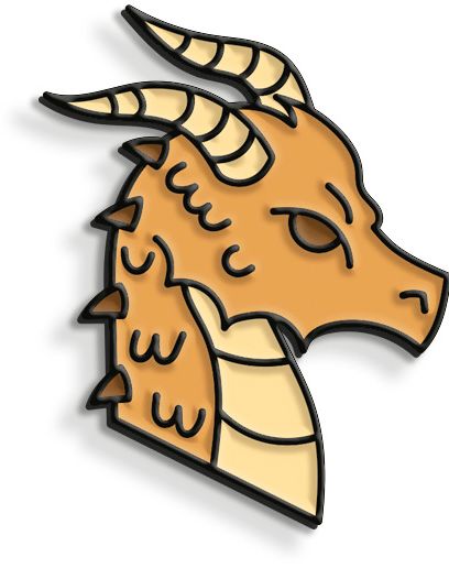 Fourth Wing: Andarna Enamel Pin