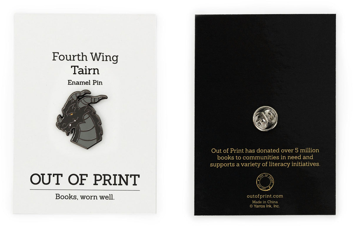 Fourth Wing: Tairn Enamel Pin