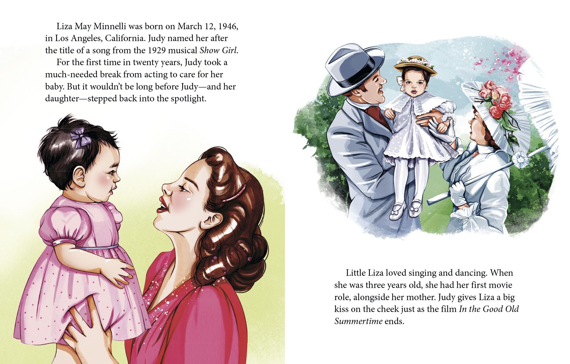 Judy Garland & Liza Minnelli: A Little Golden Book Biography