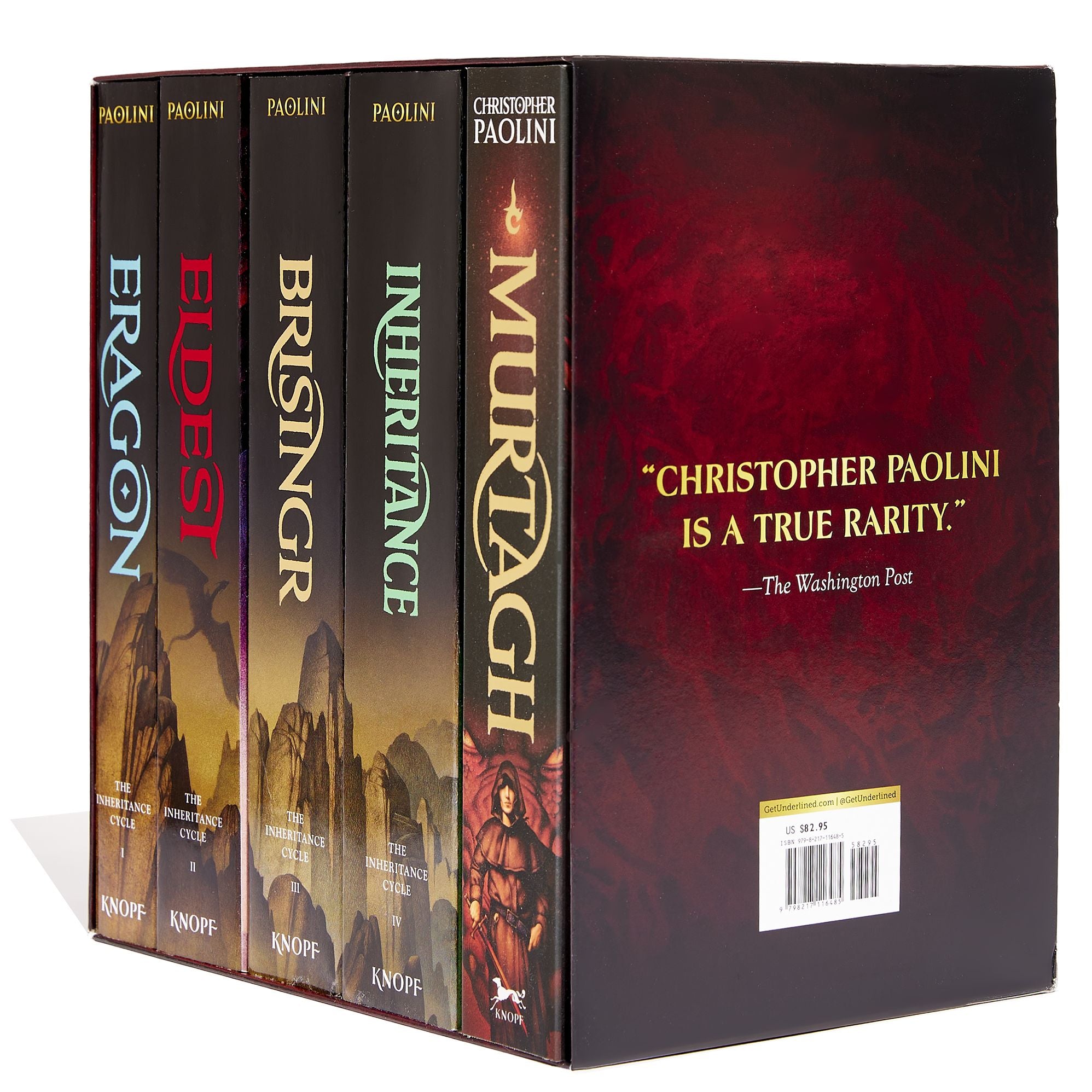 World of Eragon 5-Book Paperback Boxed Set: Eragon; Eldest; Brisingr; Inheritance; Murtagh
