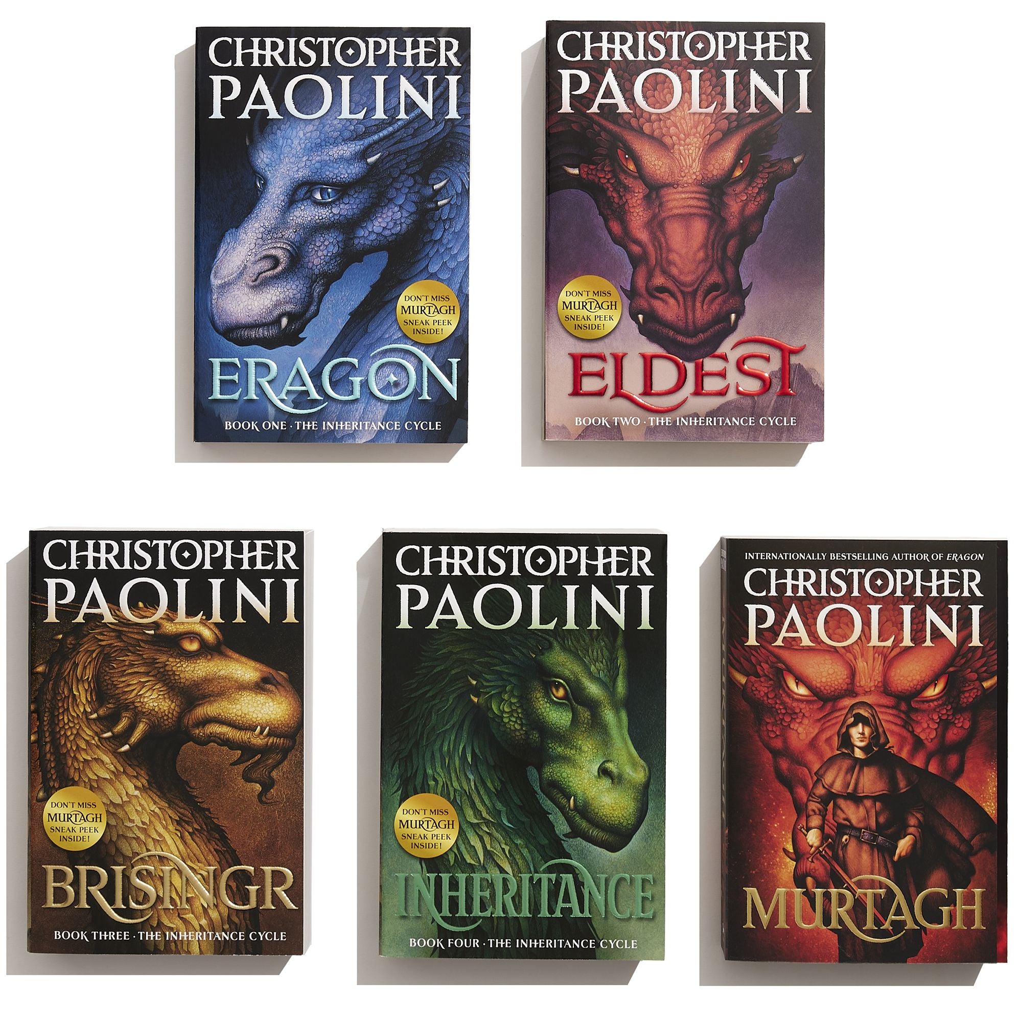 World of Eragon 5-Book Paperback Boxed Set: Eragon; Eldest; Brisingr; Inheritance; Murtagh